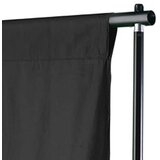  Pozadina pamučna bez stalka crna 600 x 300 cm | Eponuda.com