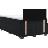  Boxspring krevet s madracem Crna 120 x 200 cm Baršun - Crna 120 x 200 cm Dizajn s rombovima | shoptok.hr