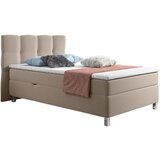 CARRYHOME POSTELJA Z VZMETNICO 120 cm x 200 cm , tekstil bež Cene
