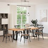  Noge za blagovaonski stol V-oblik 3 kom Crne 70 x (72-73,3) cm Čelik | shoptok.hr
