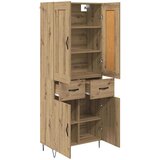  Highboard Umjetnički hrast 69,5 x 34 x 180 cm Konstruirano drvo Slike