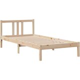 vidaXL Okvir kreveta s uzglavljem 90 x 190 cm od borovine | shoptok.hr