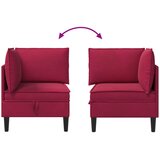 SOFA s pohranom Vinska crvena Baršun | shoptok.hr