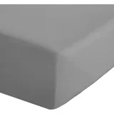 Siva plahta s gumom od perkala 90x190 cm Easy Iron Percale –
