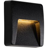 QAZQA Zunanja stenska svetilka črni kvadrat, vključno z LED IP65 - povp Cene