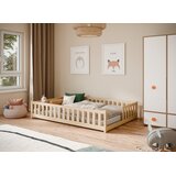  Drveni dječji krevet Levi - 200x140 cm - svijetlo drvo | shoptok.hr
