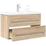 vidaXL 2-dijelni set kupaonskog namještaja boja hrasta sonome drveni | shoptok.hr