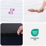  Madrac s džepičastim oprugama srednje čvrst 180 x 200 cm | shoptok.hr