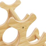  Stalak za vino za 6 boca 35 x 18 x 25,5 cm od bambusa | shoptok.hr