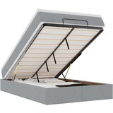 vidaXL okvir za krevet s madraca svjetlosivi 120x190 cm od tkanine | shoptok.hr