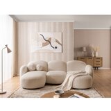 Ropez Svjetlo smeđa kutna garnitura od bouclé tkanine (u obliku slova "U") Orbit – | shoptok.hr
