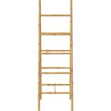Duple Ljestve za Ručnike s Pet Šipki Bambus 50x160 cm | shoptok.hr