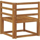 Vanjski kutni kauč Čvrsto drvo akacije Prirodna 63 x 63 x 73 cm | shoptok.hr