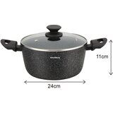 Klausberg KB-7657 Set Posuđa 12 Dijelova – Aluminij, Mramorni Neprianjajući Premaz, Indukcija | shoptok.hr