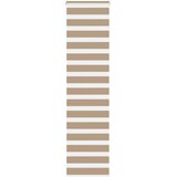 Zebra zavjesa Pješčano smeđa 60x200 cm Širina tkanine 55,9 cm Poliester | shoptok.hr