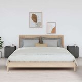  Noćni ormarići 2 kom sivi 40 x 34 x 45 cm od masivne borovine Cijene