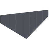  Ograda oko Travnjaka 4 kom. 100 x 45 cm Čelik Antracit - Antracit 4 | shoptok.hr