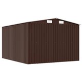  Vrtno spremište 257 x 298 x 178 cm metalno smeđe | Eponuda.com