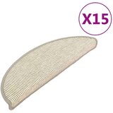  Samolepilne preproge za stopnice 15 kosov 56x17x3 cm srebrne, (20753557) | Shoptok.si