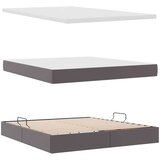  s prostorom za pohranu s LED-om Siva 180 x 200 cm | shoptok.hr