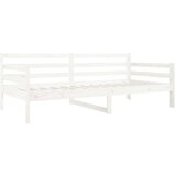  Dnevna postelja bela 80x200 cm trdna borovina, (20724065) | Shoptok.si