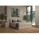 Premium Living Postelja Boxspring Brisbane, Krem Barva, 200x200 | Shoptok.si