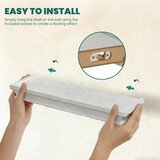 JUJOYBD Komplet 2 stenskih polic MDF 30/42 cm | Shoptok.si