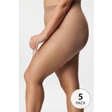 Astratex 5PACK Hlačne nogavice Plus Size Basic Matt 20 DEN | Shoptok.si