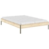 Karup Design Bračni krevet od masivnog bora bez uzglavlja s podnicom 140x200 cm u prirodnoj boji Core – | shoptok.hr