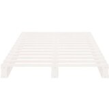  Od paleta bijeli 75x190 cm od masivne borovine 2FT6 mali | shoptok.hr