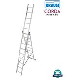 Krause Corda Višenamjenske ljestve na izvlačenje (Radna visina: 6,2 m, Prečke 3 x 9, Aluminij) u