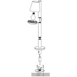 Eglo Caldiero-spoljna podna lampa/1, led, e27, 9w, v-965, antracit/bela | Eponuda.com