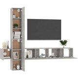  Komplet TV omaric 5-delni betonsko siva iverna plošča, (20914558) | Shoptok.si