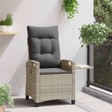  Ležaljke u vrtu 56 x 60 x 112 cm čelik - Svjetlosiva i tamnosiva | shoptok.hr