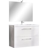 RIVA kopalniški sestav riva compact (80 cm, bela, sijaj, led) Cene