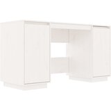  Radni stol bijeli 140 x 50 x 75 cm od masivne borovine | shoptok.hr