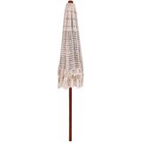  Makrame suncobransko Krema 252.5 x 252.5 x 260 cm | shoptok.hr