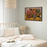  Slika - Frida Kahlo – A Bride Frightened at the Sight of Life Opened 120x80 U crnom drvenom okviru | shoptok.hr