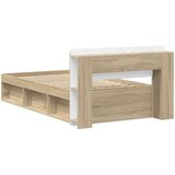 Okvir kreveta s pohranom s uzglavljem Hrast sonoma 90 x 190 cm | shoptok.hr