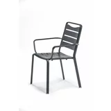 Ezeis Antracitno sive metalne vrtne stolice u setu 4 kom Spring –