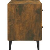  Noćni ormarići 2 kom boja dimljenog hrasta 40x35x47,5 cm | shoptok.hr