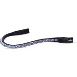 Schockemöhle Sports Čelni trak 'Browband Siena' - black/light blue - Full Cene