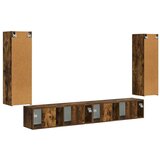  Set omare za televizijo na steni 4 pcs Dimljeni oreh - - Rjava - 57.98 - 29,5 x 31 x 100 cm - 2025-vidaXL-Uvoz_2 | Shoptok.si