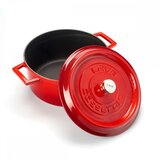 Lava Rdeč lonec iz litega železa 24 cm | Shoptok.si