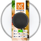 KADAX stekleni pokrov 16 cm univerzalni toplotno odporen pokrov za lonce in ponev, (5000355992) Cene
