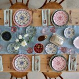 Costa Nova Moder/bež desertni krožnik iz kamenine ø 17 cm Vila – | Shoptok.si