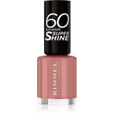 Rimmel London 60 Seconds Super Shine lak za nohte odtenek 230 Mauve To The Music 8 ml Cene