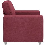  Fotelja u vinskoj crvenoj boji 59 cm tkanina | shoptok.hr