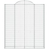  Gabionska košara s lukom 200x30x220/240 cm pocinčano željezo | shoptok.hr