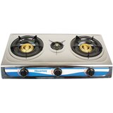 Hausmax ha-gs 003 rešo na gas, 3 groinika, inox-sivi